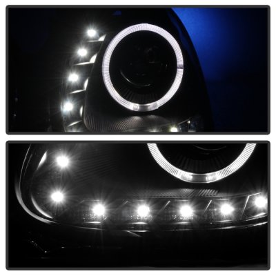 Lexus GS300 1998-2005 Black LED Halo Projector Headlights