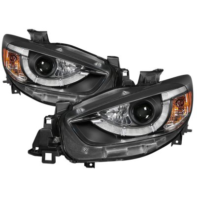 Mazda CX5 2013-2015 Black Projector Headlights LED DRL