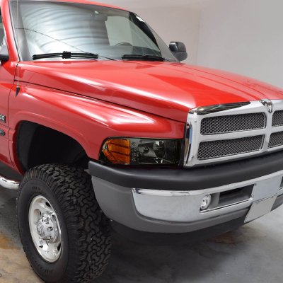 Dodge Ram 3500 1994-2002 Smoked Headlights with LED