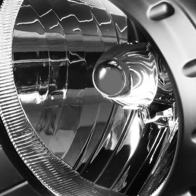 Dodge Caliber 2007-2012 Black Headlights