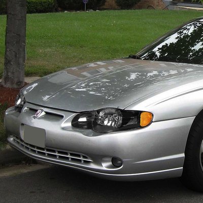 Chevy Monte Carlo 2000-2005 Black Headlights