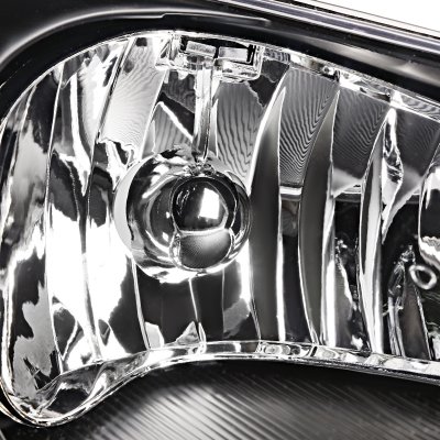 Chrysler Sebring Sedan 2001-2003 Black Headlights
