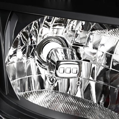 Nissan Frontier 2005-2008 Black Headlights