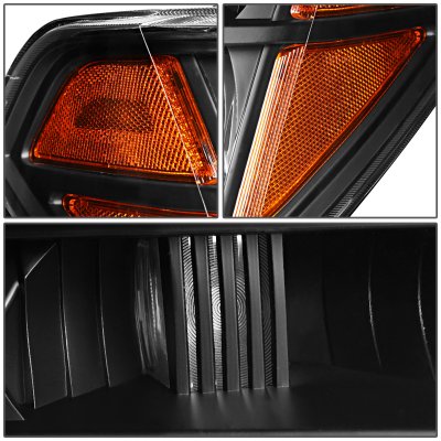 Nissan Frontier 2005-2008 Black Headlights