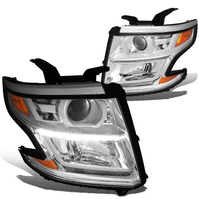 Chevy Tahoe 2015-2017 Projector Headlights LED DRL