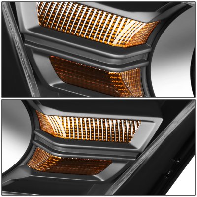 Ford Mustang 2010-2014 Black Headlights