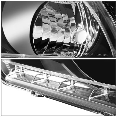 Ford Mustang 2010-2014 Black Headlights