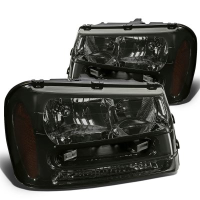 Chevy TrailBlazer 2002-2009 Smoked Headlights