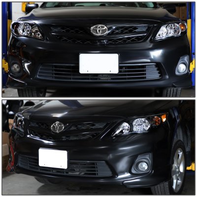 Toyota Corolla 2011-2013 Headlights Chrome