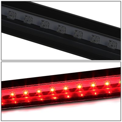 Chevy Suburban Barn-Door 2000-2004 Black Smoked LED Third Brake Light