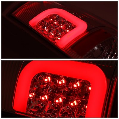 Ford F550 Super Duty 1999-2007 Clear LED Tail Lights C-Tube