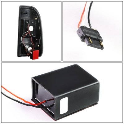 Ford F550 Super Duty 1999-2007 LED Tail Lights C-Tube