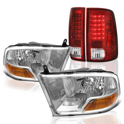 Dodge Ram 2500 2010-2018 Headlights and LED Tail Lights
