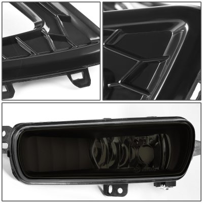 Ford Focus 2015-2017 Black Smoked Fog Lights
