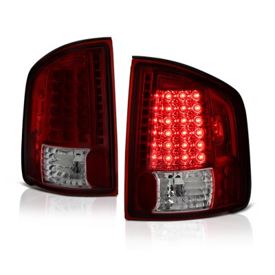 GMC Sonoma 1994-2004 Red and Smoked LED Tail Lights