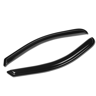 GMC Sierra 3500HD 2015-2017 Coupe Tinted Side Window Visors Deflectors