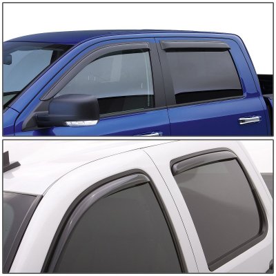 Hyundai Santa Fe 2007-2012 Tinted Side Window Visors Deflectors