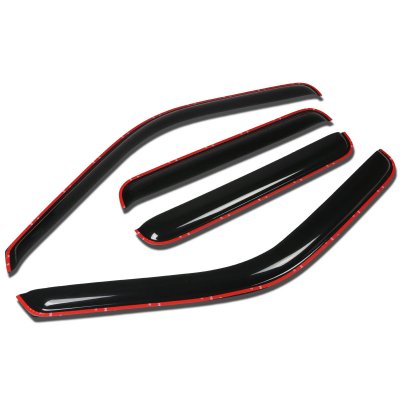 Ford F550 Super Duty Crew Cab 1999-2015 Tinted Side Window Visors Deflectors