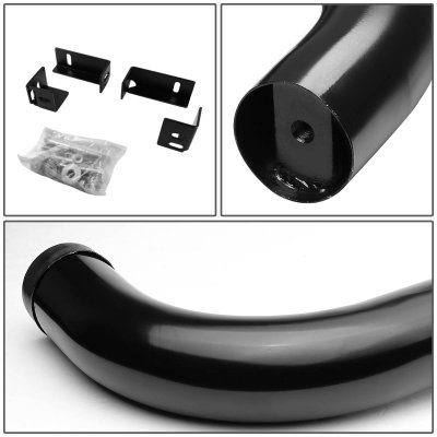 Chevy Colorado Crew Cab 2004-2012 Black Nerf Bars