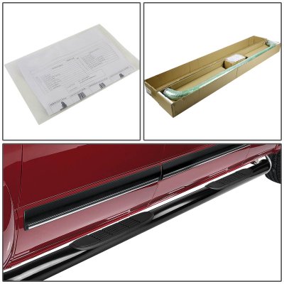 Toyota Tundra CrewMax 2007-2021 Black Nerf Bars