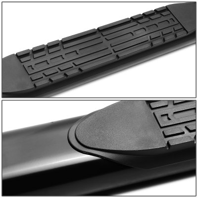 Ford F150 Regular Cab 2004-2008 Nerf Bars Curved Black 4 Inch