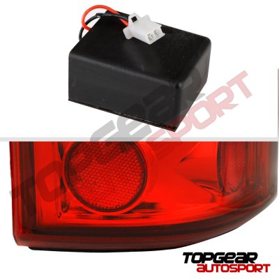 GMC Sierra 3500 2001-2006 Red LED Tail Lights Tube