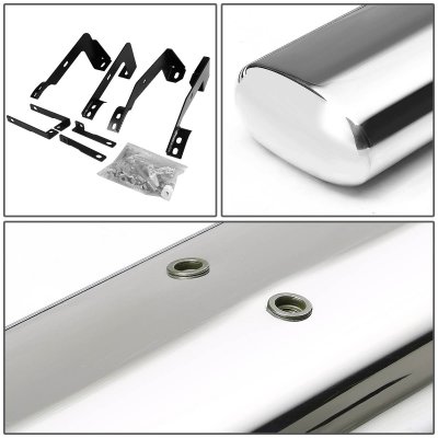Dodge Ram 3500 Quad Cab 2003-2009 Nerf Bars Stainless 5 Inch