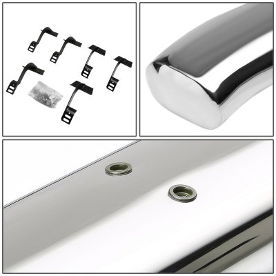 Ford F150 2015-2020 SuperCrew Cab Nerf Bars Curved Stainless 5 Inch