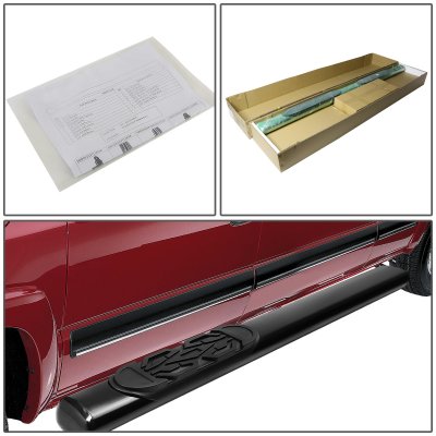 Dodge Ram 3500 Regular Cab 2003-2009 Nerf Bars Black 6 Inch