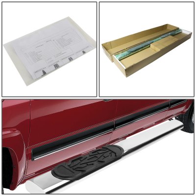 Dodge Ram 3500 Regular Cab 2003-2009 Nerf Bars Stainless 6 Inch