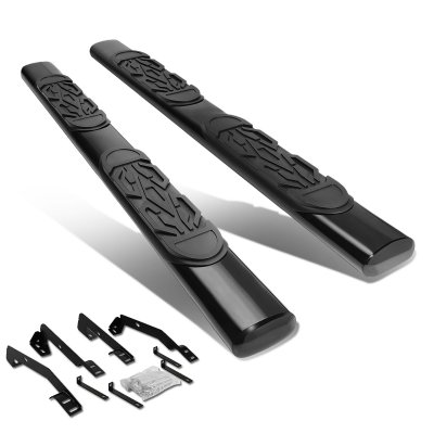 Dodge Ram Quad Cab 1998-2001 Nerf Bars Black 6 Inch