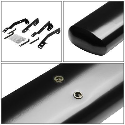 Dodge Ram Quad Cab 1998-2001 Nerf Bars Black 6 Inch