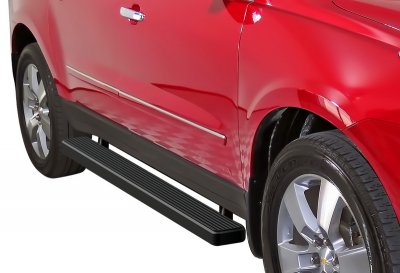 Buick Enclave 2007-2009 iBoard Running Boards Black Aluminum 5 Inch