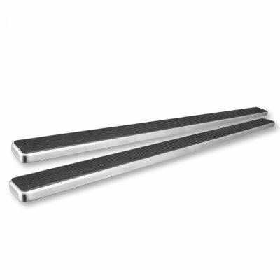 Ford F350 Super Duty Crew Cab Long Bed 1999-2007 Wheel-to-Wheel iBoard Running Boards Aluminum 6 Inch