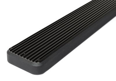 Chevy Silverado Crew Cab Long Bed 2007-2013 Wheel-to-Wheel iBoard Running Boards Black Aluminum 6 Inch