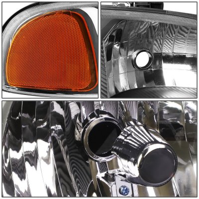 GMC Yukon Denali 2001-2006 Black Headlights