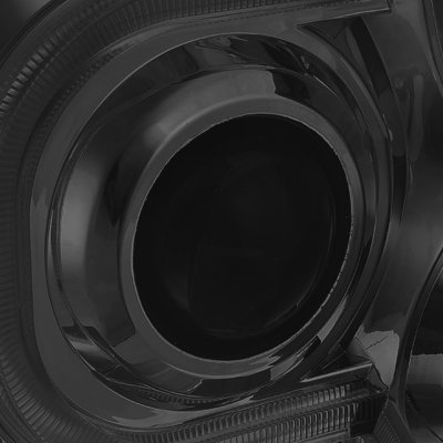 Toyota Tacoma 2012-2015 Smoked Projector Headlights Tube DRL