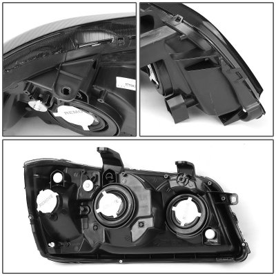 Toyota Highlander 2001-2003 Smoked Headlights