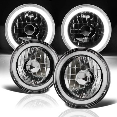 Nissan 280ZX 1979-1983 Black Halo Tube Sealed Beam Headlight Conversion