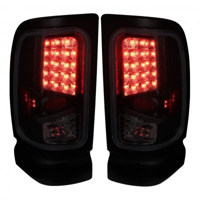 Dodge Ram 1994-2001 Black LED Tail Lights