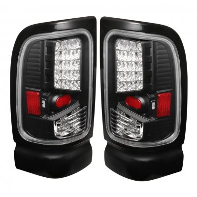 Dodge Ram 1994-2001 Black LED Tail Lights