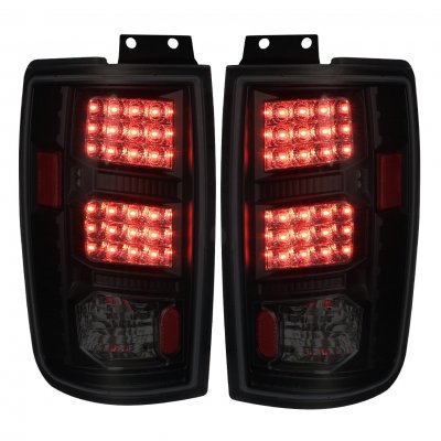 Ford Expedition 1997-2002 Black LED Tail Lights