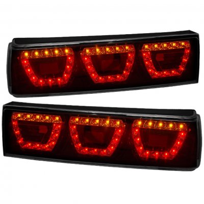 thumbnail image 2 of Smoked Tail Light Assembly Pair For 1987-1993 Ford Mustang LX – Halogen, DOT-Certified, Bulbs Included 2 of 2