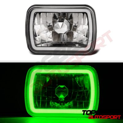 Mercury Monarch 1978-1980 Black Green Halo Tube Sealed Beam Headlight Conversion