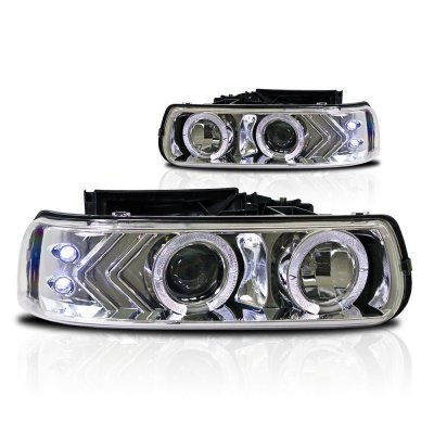 Chevy Tahoe 2000-2006 Halo Projector Headlights LED