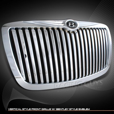 Chrysler 300C 2005-2010 Chrome Vertical Grille with B Emblem