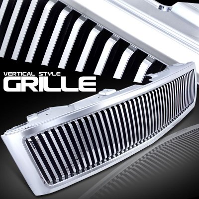 Chevy Silverado 2007-2013 Chrome Vertical Grille