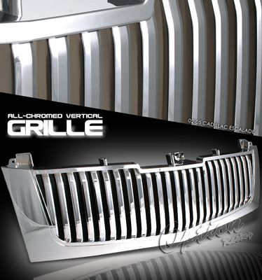thumbnail image 2 of DNA Style Chrome Replacement Grille For Cadillac Escalade / ESV / EXT (2002-2006) – 5-Piece Set – Direct Fit 2 of 6