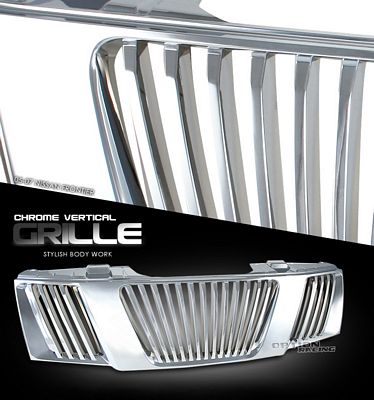 Nissan Frontier 2005-2007 Chrome Vertical Grille
