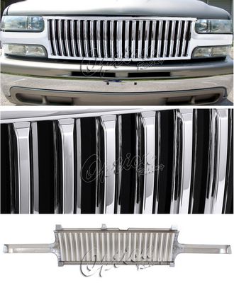 Chevy Silverado 1999-2002 Chrome Vertical Grille